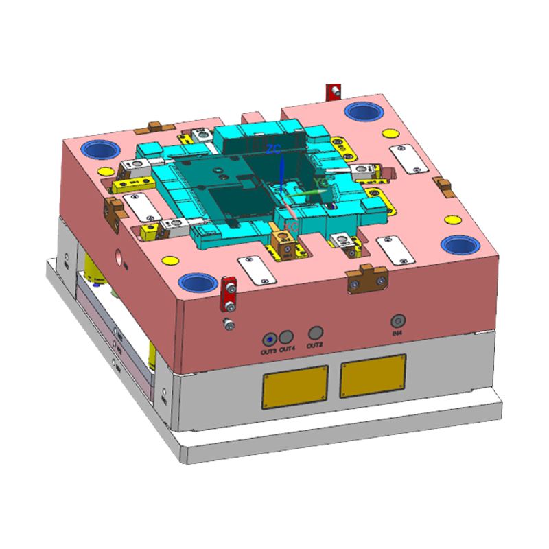 Push-To-Open-Spritzgussform für die Mittelkonsole