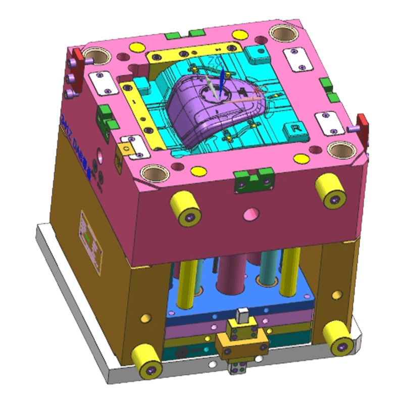 Spritzgussform für Fahrer-Airbaggehäuse / -Abdeckung