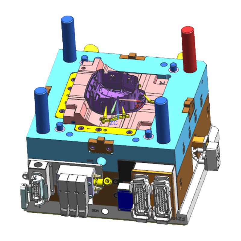 Spritzgussform für Fahrer-Airbaggehäuse / -Abdeckung