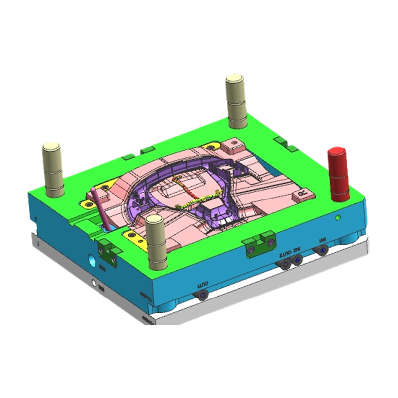 Spritzgussform für die Verkleidungsabdeckung des Lenkrads