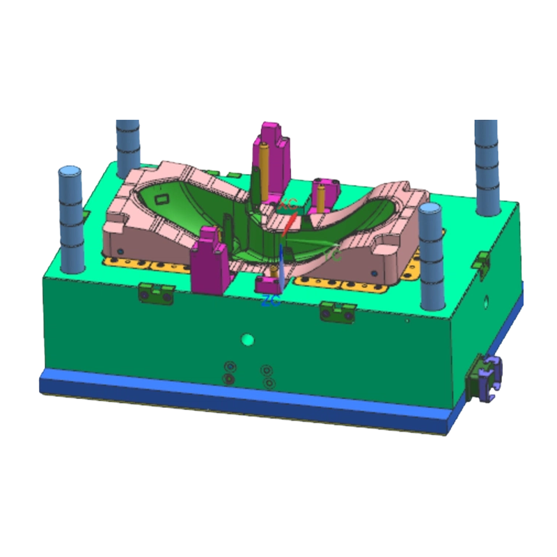 Spritzgussform für den vorderen Kotflügel eines Motorrads