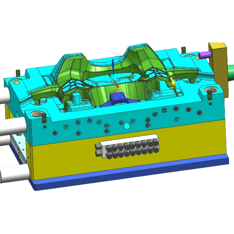 Spritzgussform für Motorrad-Armaturenbrett