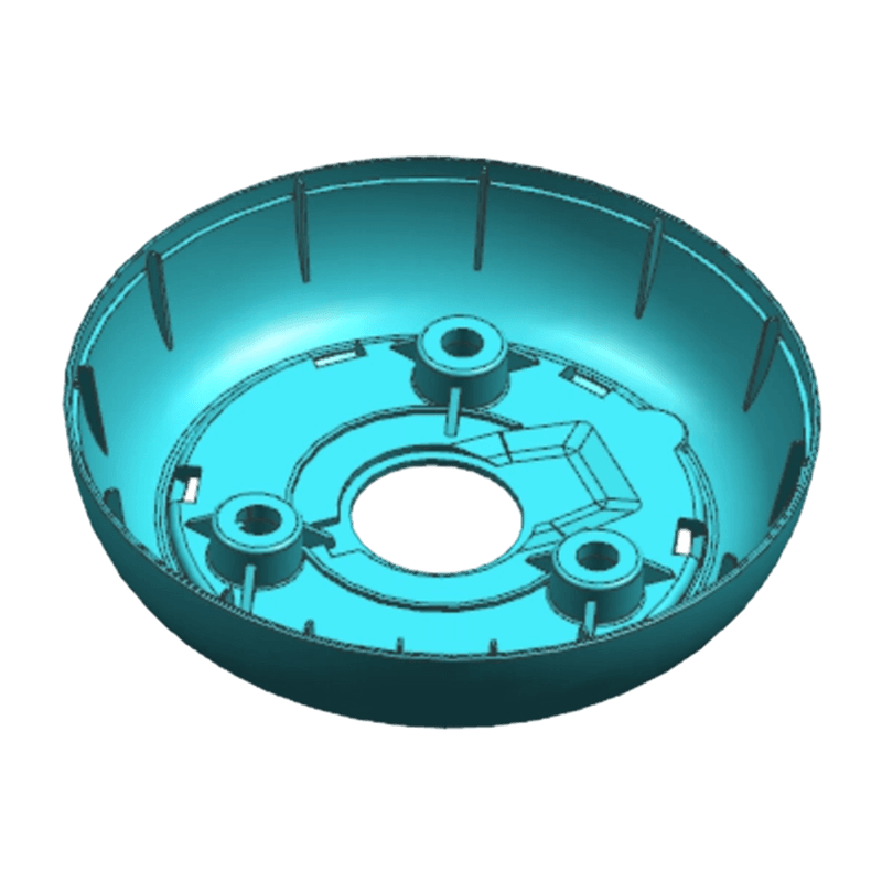 Spritzgussteil für den Boden des Warmwasserbereiters