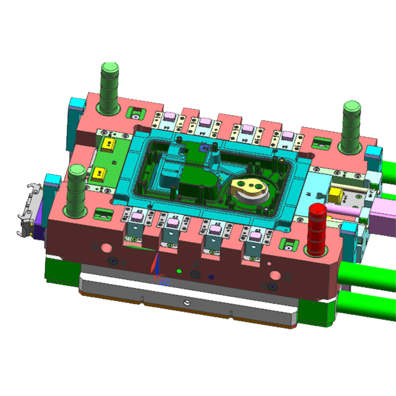 Laden von Pfahlschalen ohne Siebspritzgussform