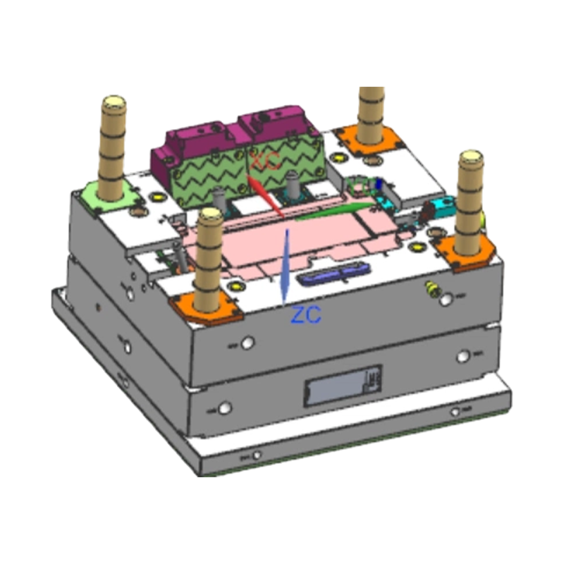 Spritzgussteile für die Rückseite des Druckers