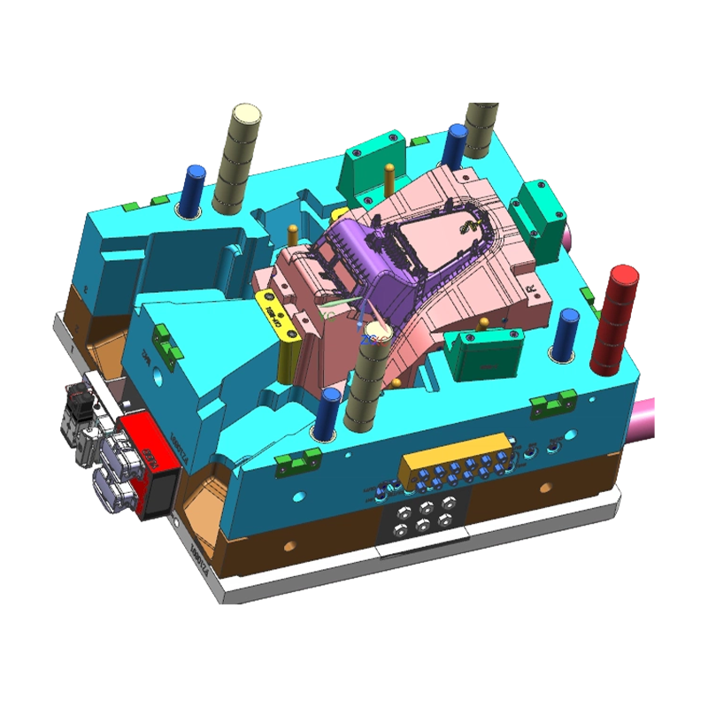 Spritzgussform für Zierleisten der Mittelkonsole