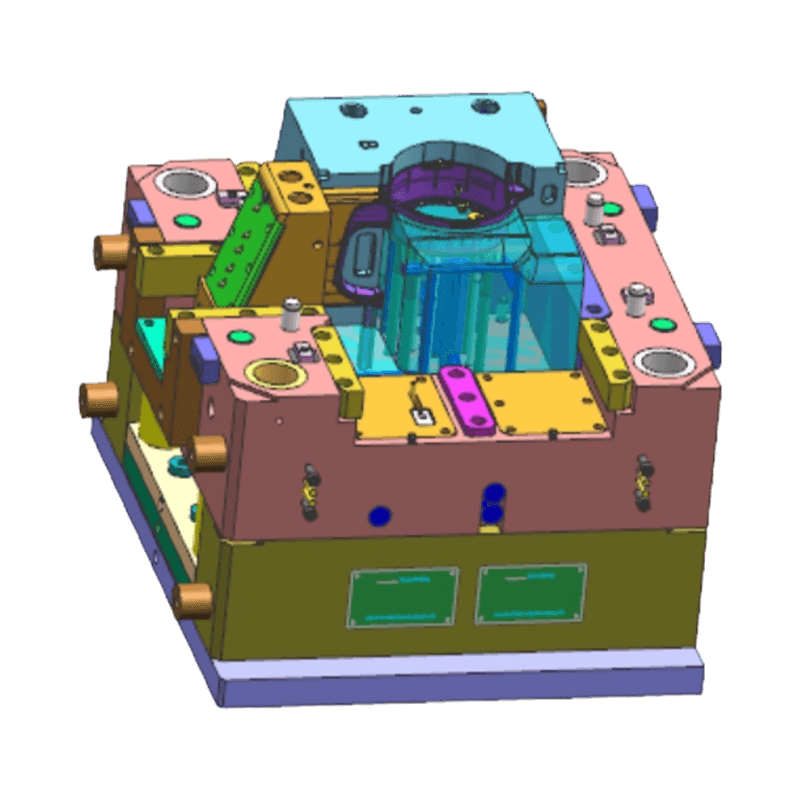 Spritzgussteil mit Warmwasserbereitergriff