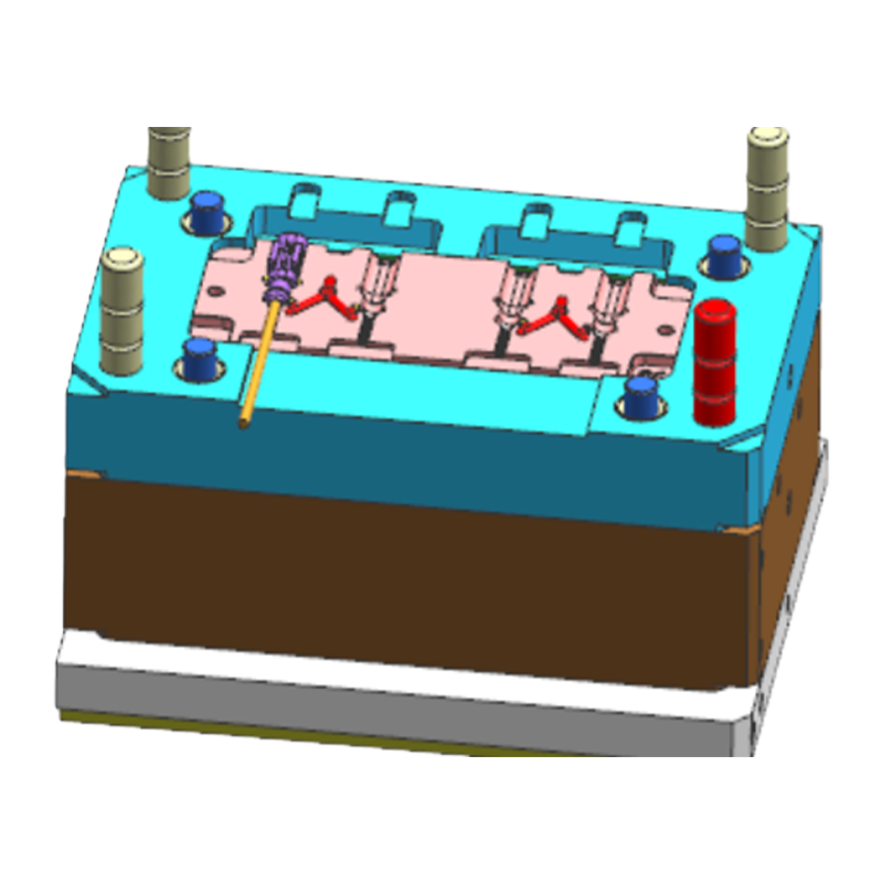 Spritzgussform für Raddrehzahlsensor-Kabelbaum