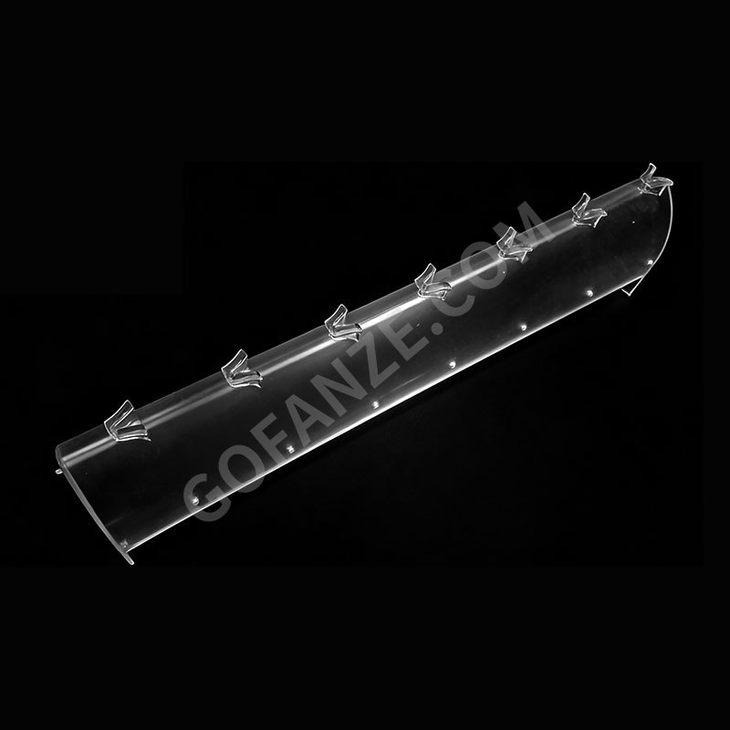 Spritzgussform für transparente dekorative Teile